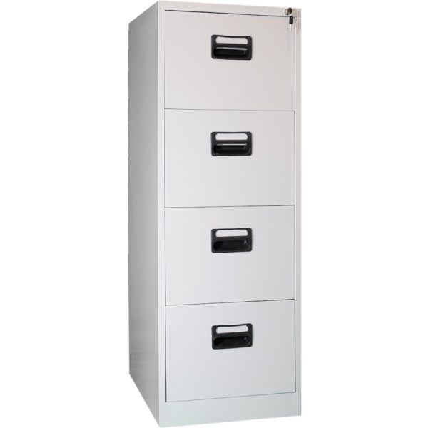Dot Furn Alma 4-Drawer Tall Steel Filing Cabinet – High-Capacity Secure Storage - Image 2