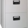 Dot Furn Alma 2-Drawer Steel Filing Cabinet – Modern & Secure Storage