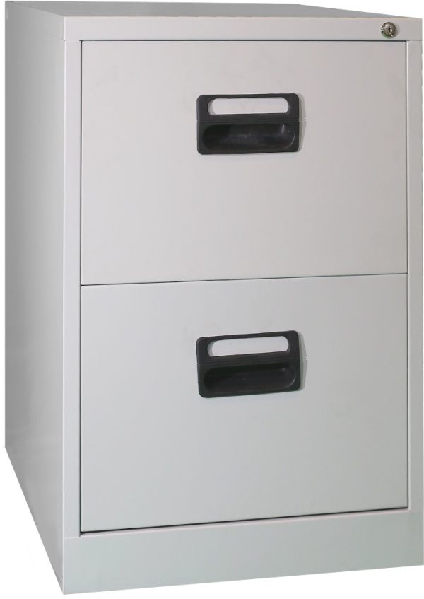 Dot Furn Alma 2-Drawer Steel Filing Cabinet – Modern & Secure Storage