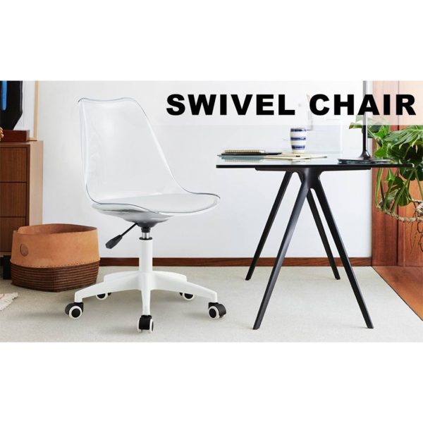 Dot Furn Tower Transparent Office Chair - Image 3