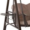 DotFurn Bali 3-Seater Outdoor Swing Chair – Spacious Comfort with Adjustable Canopy - Image 3