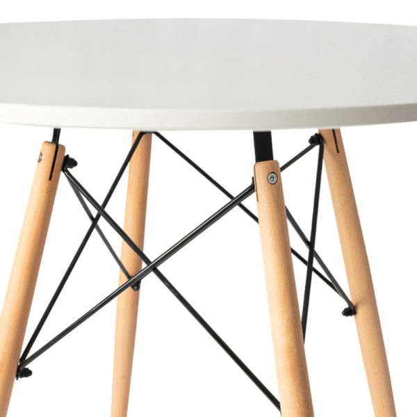 Oslo Retro Round Dining Table | DotFurn - Image 4