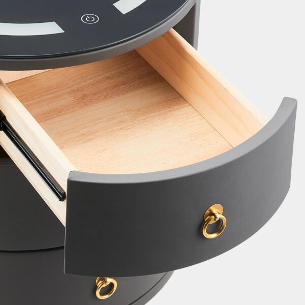 DotFurn Harmony Smart Bedside Table with USB Charging & Hidden Bluetooth Speaker - Image 4