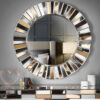Aleba Console Table – DotFurn (110cm, Coloured Mirror & Stainless Steel, Modern Luxe Design) - Image 3