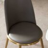 Prana Dining Chair – Plush Upholstered Seat with Gold Legs | DotFurn - Image 4