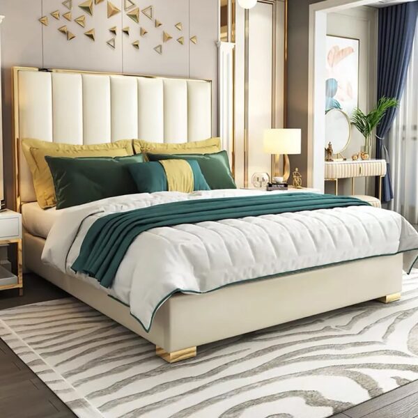 King Richard King Size Bed — Classic Modern Design in 4 Color Options