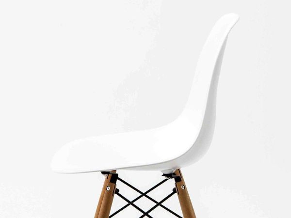 Normani Modern Bar Stool – DotFurn (White Seat, Black Frame, Solid Beech Legs) - Image 10