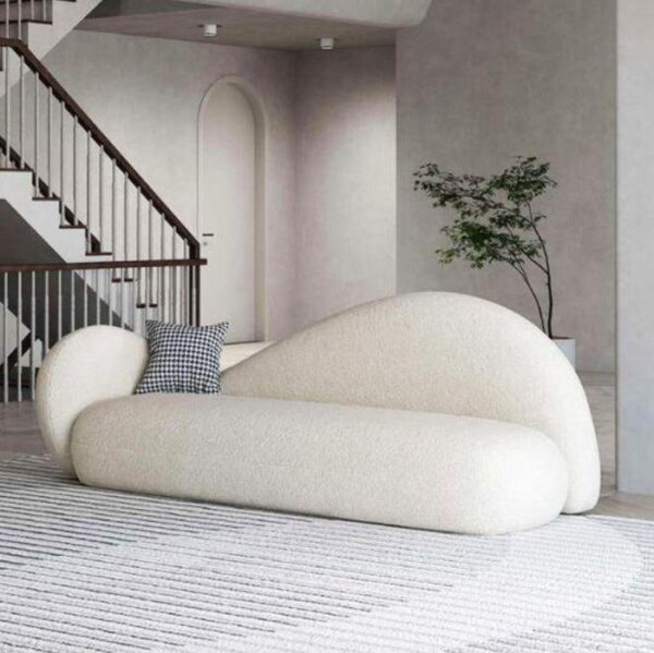 DotFurn Harris Sofa | Modern 3-Seater Bouclé Couch | Sleek Design | Versatile Neutral