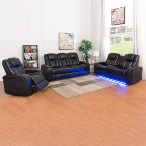Valerio Motion Recliner Suite – Luxury Electric Recliner Lounge Set (1/2/3-Seater)