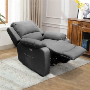 Altera Motion Recliner Chair – Luxury Electric Massage Recliner (Grey)