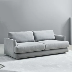 DotFurn Haven Mid-Century Upholstered Sofa | 2.5-Seater Comfort | Modern Living Room Couch