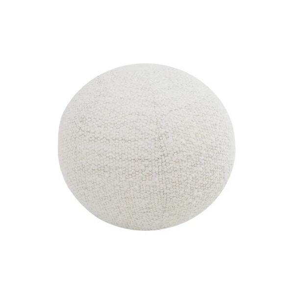 DotFurn Cleo Bouclé Sofa | Modern Minimalist 3-Seater | White Fabric Lounge Couch - Image 7