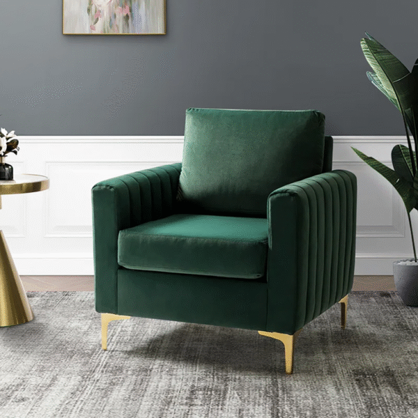 Dotfurn Belgravia Accent Chair - Luxe Upholstered Armchair - Image 2