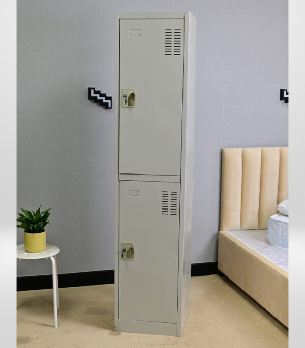 Dotfurn Oxford Stronghold Cabinet - 180cm 2-Door Steel Locker - Image 3