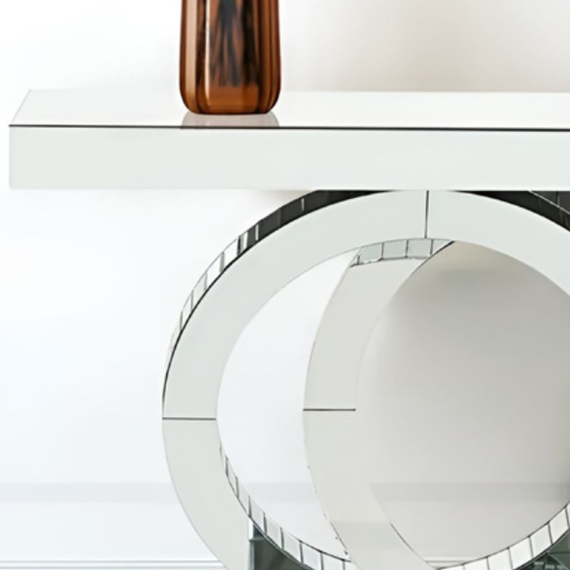 Clara Glass Console Table – Mirror Finish Elegance - Image 5
