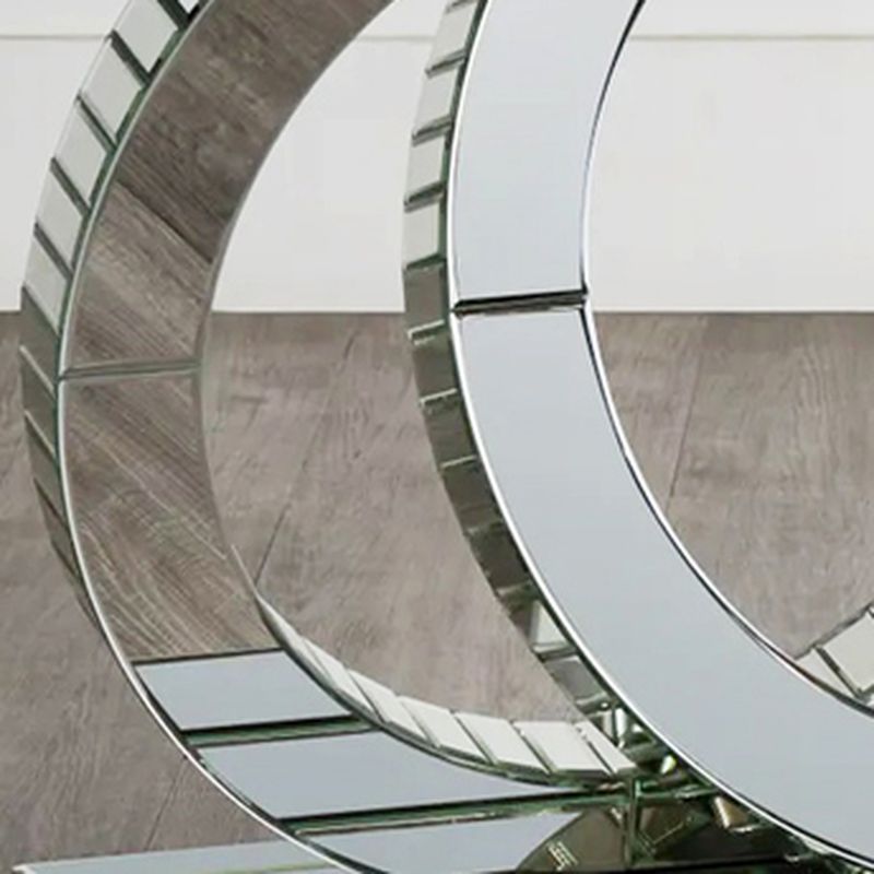 Clara Glass Console Table – Mirror Finish Elegance - Image 4