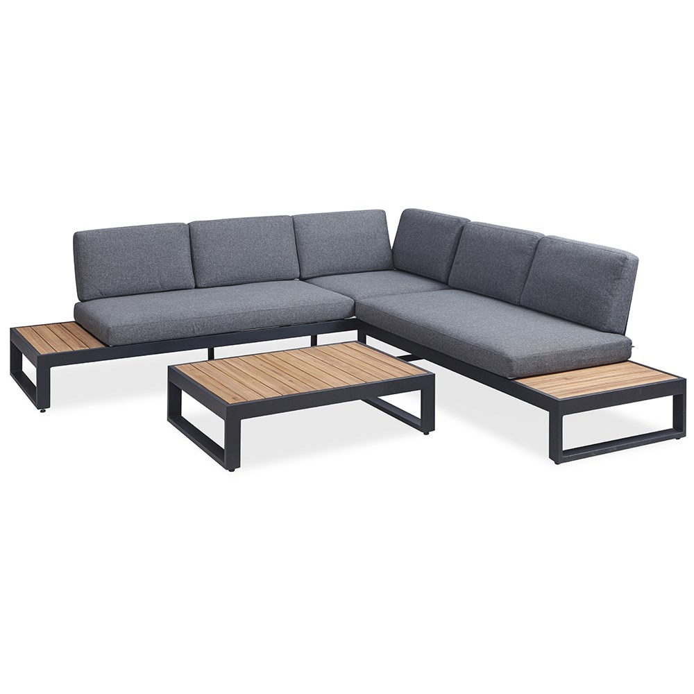 DotFurn Kugatsu Outdoor Corner Sofa Set with Coffee Table – 5 Seater Modular - Image 2