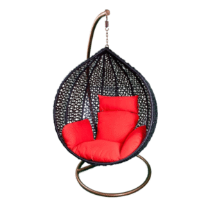Molly Hanging Swing Chair – Bronze Base | Modern Outdoor Egg Chair